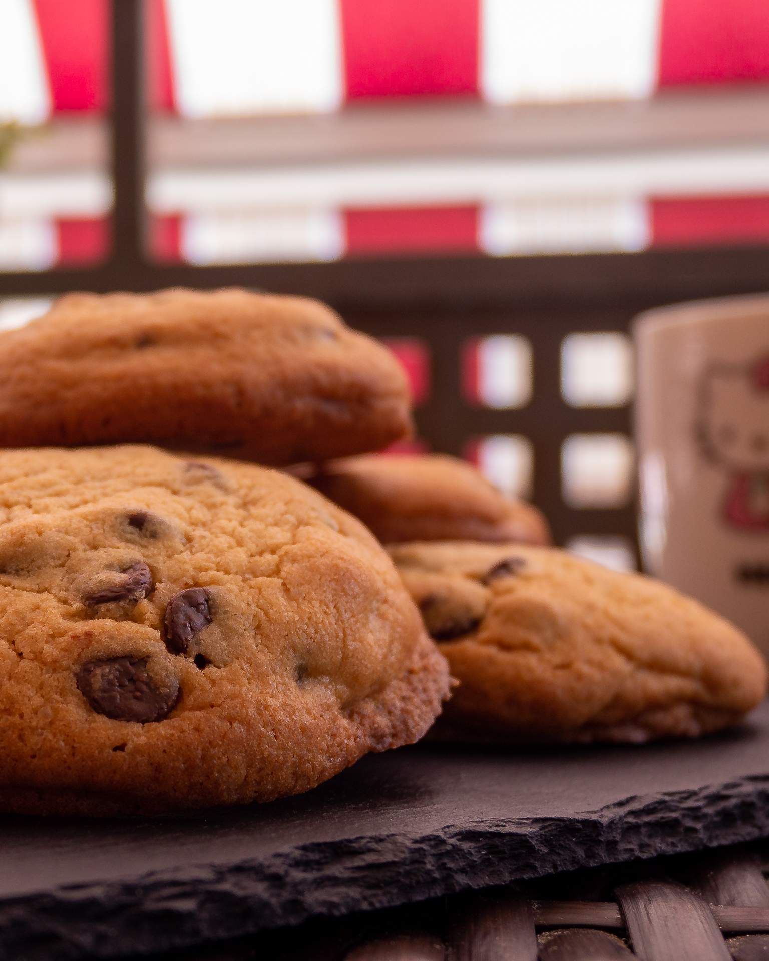 Cookies caseras con pepitas de chocolate